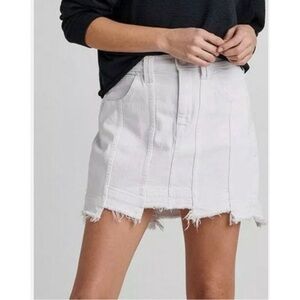 Hudson Jeans Weekender Step Hem Denim Mini Skirt - Size 28 - NWT